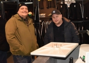 AIK-shop med Oscar och Rashidi