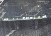 AIK - Mjällby.  1-0