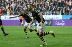 AIK - Göteborg.  1-0