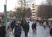 Mingel utanför Råsunda