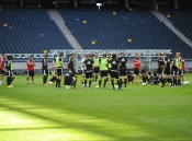 Träning på Friends Arena