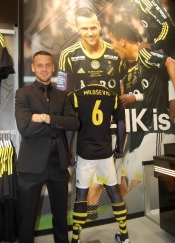 Invigning av AIK-shopen