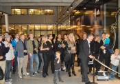 Invigning av AIK-shopen