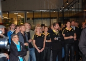 Invigning av AIK-shopen