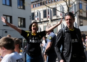 Uppladdning på Gamle Port inför Häcken-AIK