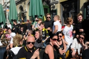 Uppladdning på Gamle Port inför Häcken-AIK