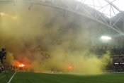 Publikbilder från AIK-bajen