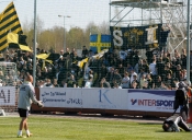 Syrianska - AIK.  Avbruten vid 1-0