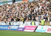 Syrianska - AIK.  Avbruten vid 1-0