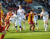 Syrianska - AIK.  Avbruten vid 1-0