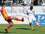 Syrianska - AIK.  Avbruten vid 1-0