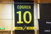  Hyllningsceremoni för Patrik Edgren #10