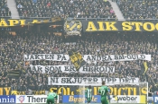 Publikbilder från AIK-bajen